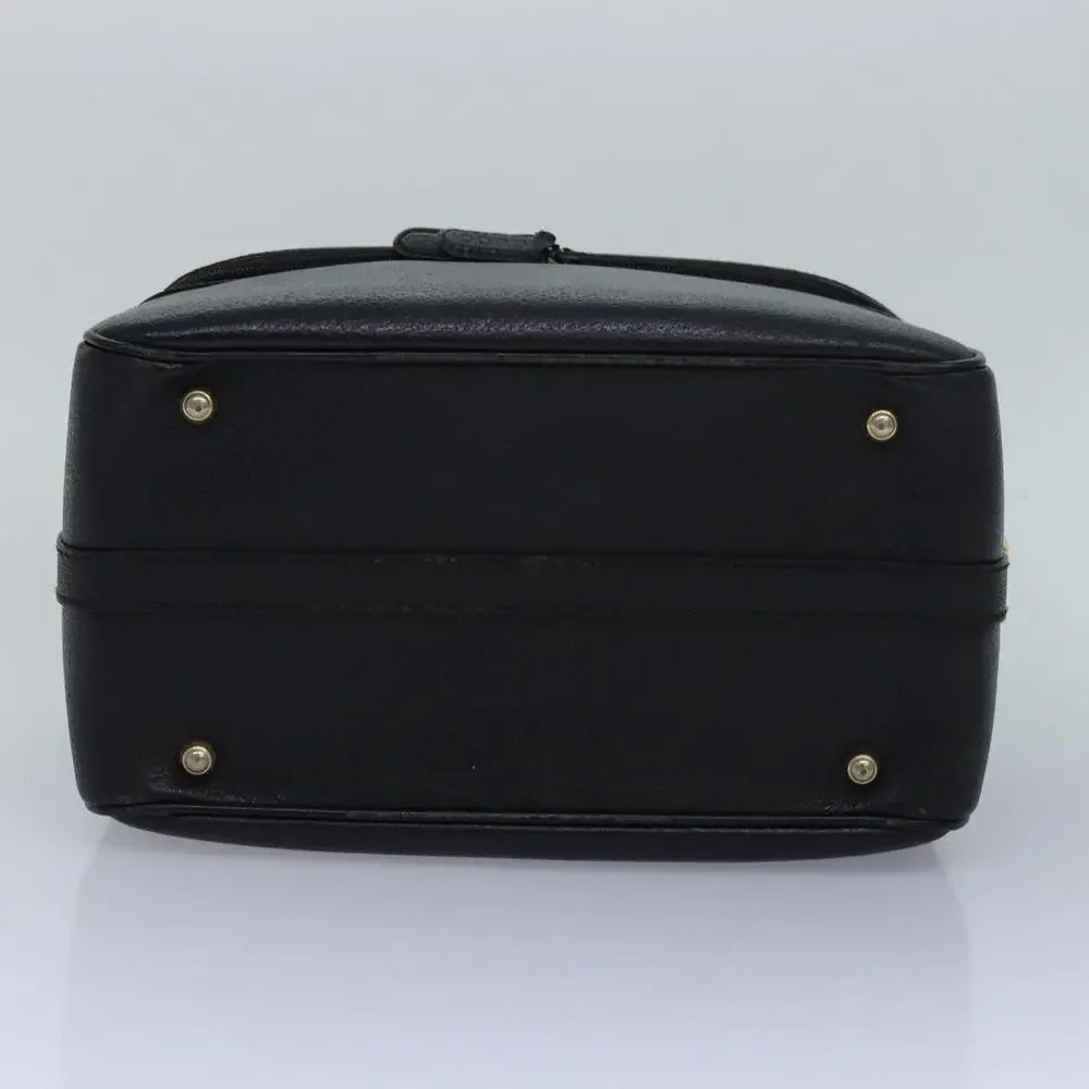 GUCCI Bamboo Vanity Hand Bag Leather Black 013 2122 013 2122 - Picture 5 of 16